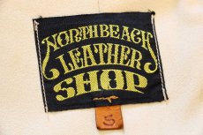 画像4: 70s NORTH BEACH LEATHER ノースビーチ ディアスキン レザージャケット 薄茶 S (4)