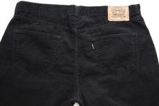 画像5: 90s Levi'sリーバイス 551 コーデュロイパンツ 黒 w40 L34★ユーロ (5)