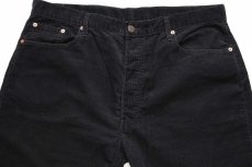 画像4: 90s Levi'sリーバイス 551 コーデュロイパンツ 黒 w40 L34★ユーロ (4)