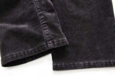 画像8: 90s イタリア製 Levi'sリーバイス 595 コーデュロイパンツ 黒 w32★ユーロ (8)