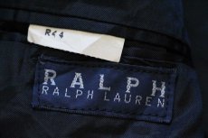 画像4: 90s RALPH ラルフローレン ウール カシミヤ チェスターコート チャコールグレー R44 (4)