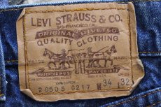 画像6: 80s USA製 Levi'sリーバイス 505 デニムパンツ w34★142 (6)