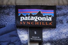 画像4: patagoniaパタゴニア 総柄 シンチラ フリース スナップT SKSB S (4)