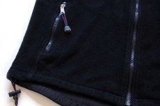 画像5: 90s USA製 EMS ワンポイント ロゴ刺繍 POLARTEC WINDBLOC フリースベスト 黒 M (5)