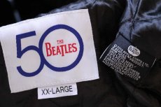 画像5: THE BEATLES American Tour 1964 ビートルズ 50周年 パッチ&チェーンステッチ メルトン ウール スタジャン 黒 XXL★特大 (5)