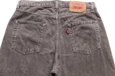 画像5: 00s トルコ製 Levi'sリーバイス 751 コーデュロイパンツ グレー w32★ユーロ (5)