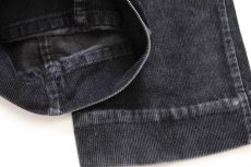 画像9: 90s ベルギー製 Levi'sリーバイス フレア コーデュロイパンツ 黒 w33★ユーロ (9)