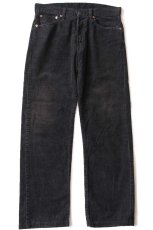 画像2: 90s Levi'sリーバイス 551 コーデュロイパンツ 黒 w31★ユーロ (2)