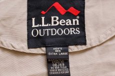 画像5: 00s L.L.Bean ナイロン マウンテンパーカー グレーベージュ XL★ジャケット (5)