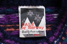 画像4: 90s ノルウェー製 DALE OF NORWAY ノルディック柄 ウールニット セーター L (4)