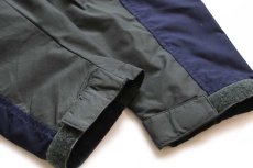 画像6: 90s L.L.Bean ツートン 切り替え ナイロンジャケット 濃緑×紺 L★パーカー (6)