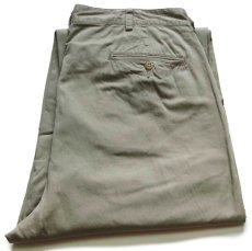 画像1: 90s ポロ ラルフローレン HAMMOND PANT ツータック コットンパンツ グレーベージュ w36 L32★303 (1)