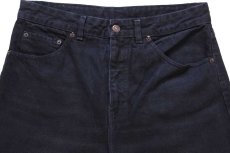 画像4: 90s USA製 Calvin Kleinカルバンクライン 後染め ブラック デニムパンツ w32 (4)