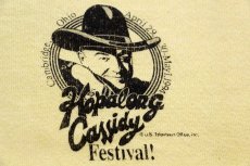 画像4: 90s USA製 Hopalong Cassidy Festival! スウェット 薄黄 L (4)