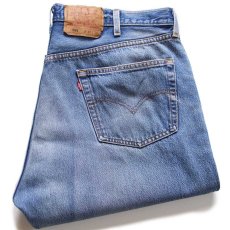 画像1: 00s USA製 Levi'sリーバイス 501 デニムパンツ ヒゲ w42 L30★143 (1)