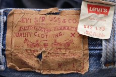 画像6: 80s USA製 Levi'sリーバイス 501 ペンキ飛び デニムパンツ ヒゲ w42 L33★144 (6)