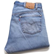 画像1: 80s USA製 Levi'sリーバイス 501 ペンキ飛び デニムパンツ ヒゲ w42 L33★144 (1)