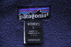 画像4: 90s USA製 patagoniaパタゴニア フリースライナー ナイロン ソフトシェル キャプリーンジャケット 赤紫 W-L (4)