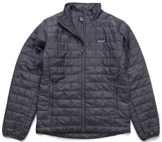 画像1: patagoniaパタゴニア Nano Puff Jacket PRIMALOFTプリマロフト ナイロン キルティングジャケット フォージグレー S (1)