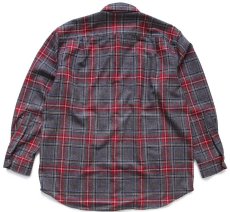 画像2: メキシコ製 PENDLETONペンドルトン FIRESIDE SHIRT AUTHENTIC STEWART TARTAN タータンチェック ボタンダウン ウールシャツ XL (2)