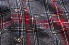 画像6: メキシコ製 PENDLETONペンドルトン FIRESIDE SHIRT AUTHENTIC STEWART TARTAN タータンチェック ボタンダウン ウールシャツ XL (6)