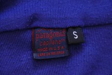 画像4: 80s USA製 patagoniaパタゴニア CAPILENEキャプリーン ハイネック ハーフジップ アンダーシャツ 紺 S (4)