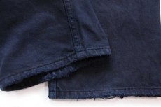 画像8: 90s トルコ製 Levi'sリーバイス 501 ダメージ 後染め ブラック デニムパンツ w34 L32★ユーロ (8)