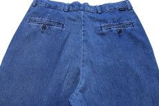 画像5: 00s DOCKERSドッカーズ ツータック デニム トラウザーズ w34★Levi'sリーバイス (5)