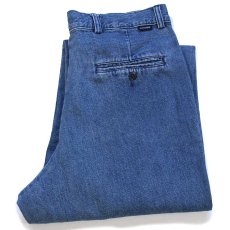 画像1: 00s DOCKERSドッカーズ ツータック デニム トラウザーズ w34★Levi'sリーバイス (1)