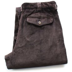 画像1: L.L.Bean CLASSIC FIT 太畝 コーデュロイパンツ 焦げ茶 32 (1)