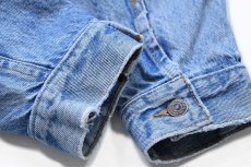 画像8: 80s Levi'sリーバイス 70507 ダメージ デニムジャケット 4ポケット L (8)