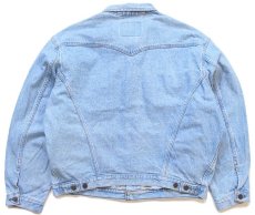 画像2: 90s カナダ製 Levi'sリーバイス 75525 デニムジャケット 4ポケット アイスブルー★特大 (2)