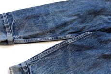 画像7: 80s USA製 Levi'sリーバイス 71205 ダメージ デニムジャケット 42L (7)