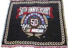 画像2: 90s USA製 50TH ANNIVERSARY NASCAR アクリル ラグ (2)