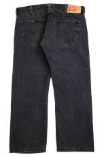 画像3: メキシコ製 Levi'sリーバイス 501 ブラック デニムパンツ w38★SDP3549 (3)