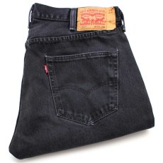 画像1: メキシコ製 Levi'sリーバイス 501 ブラック デニムパンツ w38★SDP3549 (1)