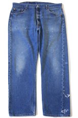 画像2: 00s メキシコ製 Levi'sリーバイス 501 ペンキ飛び デニムパンツ w40★SDP3359 (2)