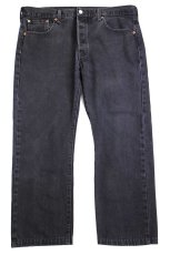 画像2: メキシコ製 Levi'sリーバイス 501 ブラック デニムパンツ w38★SDP3549 (2)