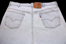 画像5: 90s USA製 Levi'sリーバイス 501 カットオフ デニムパンツ アイスブルー w42★SDP3442 (5)