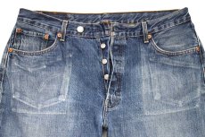 画像4: 00s ハンガリー製 Levi'sリーバイス 501 USED加工 デニムパンツ カスタム w34★SDP2985 ユーロ (4)