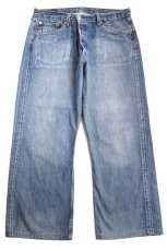 画像2: 00s ハンガリー製 Levi'sリーバイス 501 USED加工 デニムパンツ カスタム w34★SDP2985 ユーロ (2)