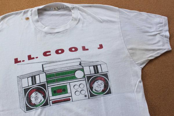 80s USA製 LL COOL J Tシャツ☆オールドスクール HIPHOP - Sixpacjoe