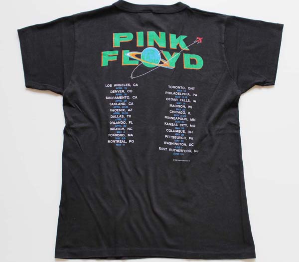 80s Pink Floyd ピンクフロイド Tシャツそしてタイダイ
