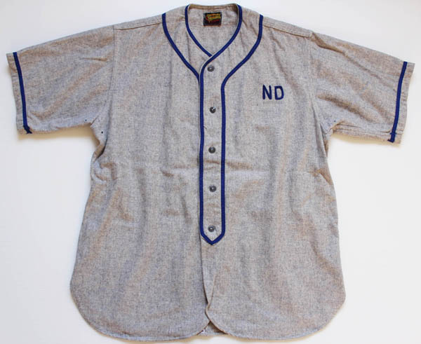 40s DANDUX ウール ベースボールシャツ 42 - Sixpacjoe Web Shop