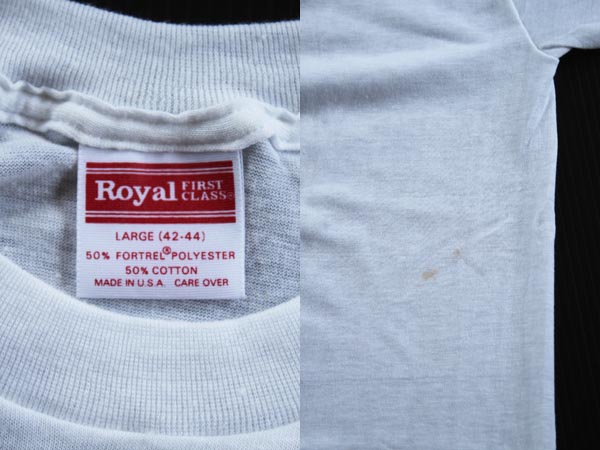 80s USA製 REDWINGレッドウイング MADE IN THE USA Tシャツ 白 L