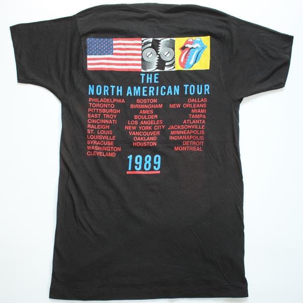 2024限定SALEローリングストーンズ North American Tour 1989 正規 Tシャツ 未着 貴重 Tシャツ