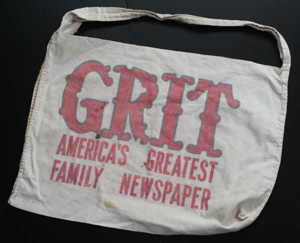横50cm本日限定値下げ 1930年代 GRIT ニュースペーパーバッグ ...