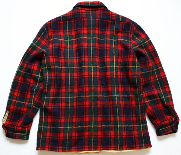 70s USA製 PENDLETONペンドルトン 裏地付き ウール シャツジャケット 