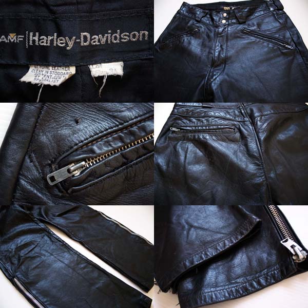 ハーレーダビッドソン Harley-Davidson 革パンツ - その他