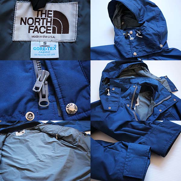 THE NORTH FACE ノースフェイス マウンテンパーカー 80'sカラーブルー青